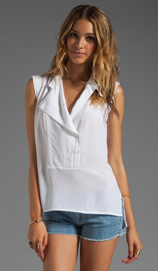 Open Front Blouse