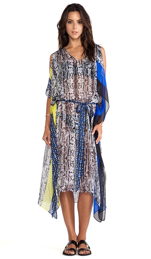 Urban Contrast Maxi Caftan