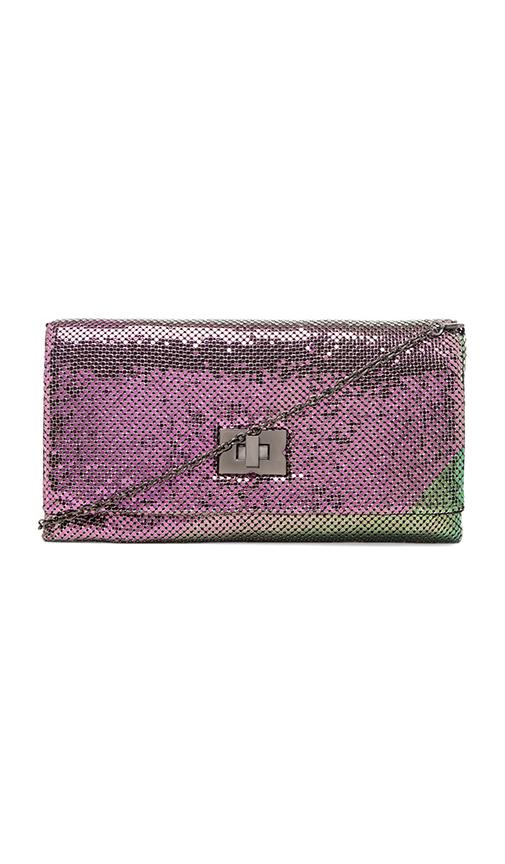 Blake Metal Mesh Turnlock Clutch