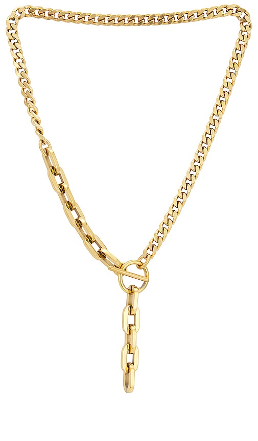 Bracha York Lariat Necklace In Gold