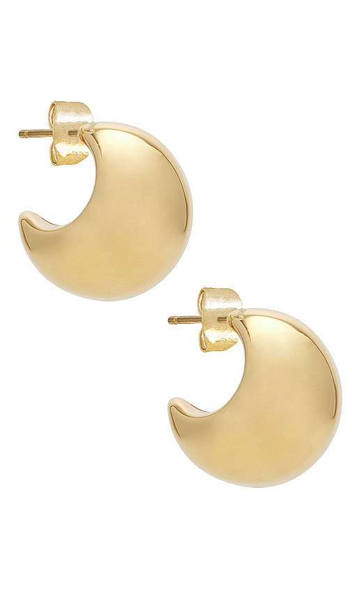 Shop Bracha Jenny Dome Earrings In Gold