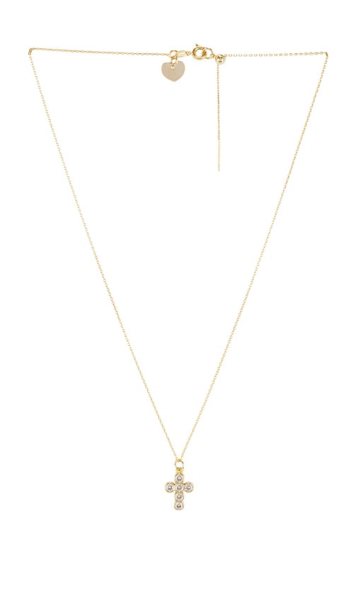 Shop Bracha Ruth Necklace In Metallic Gold