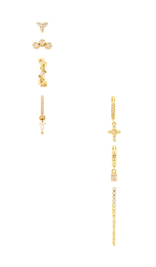 ENSEMBLE DE CLOUS D'OREILLES LONDON in - BRACHA - Modalova