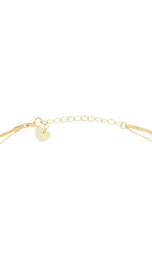  Bracha Radiance Necklace In Metallic Gold. 