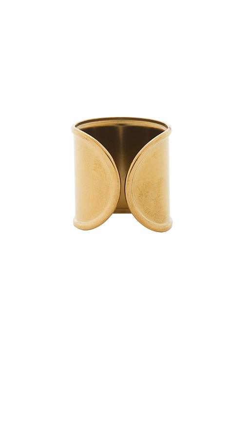  Bracha Ring Ariella In Metallic Gold. 