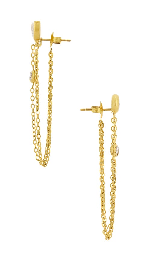  Bracha Tate Earrings In Metallic Gold. 