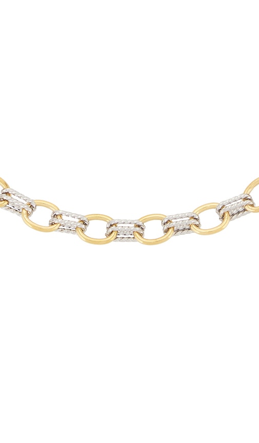  Bracha Mini Roxy Necklace In Unique Color & Two Tone In Metallic Gold. 