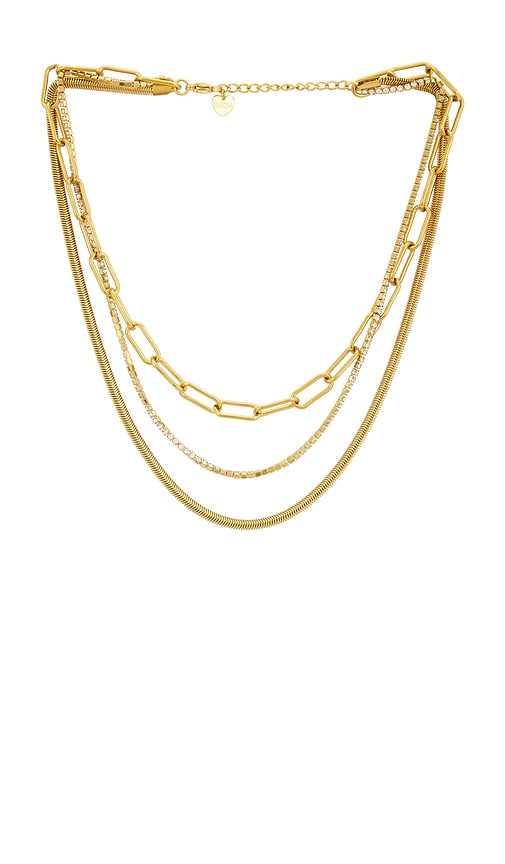 BRACHA Lexie Layered Necklace en Unique Color Gold en Metallic Gold 81 €