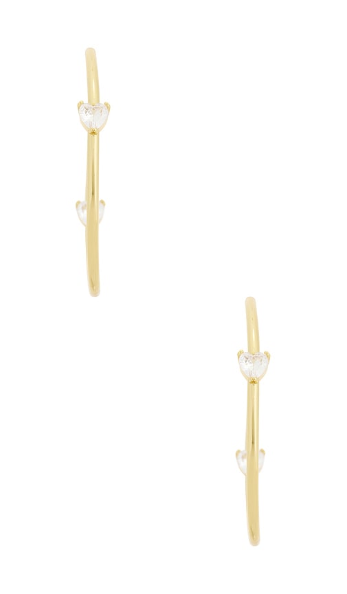  Bracha Creolen Delta In Metallic Gold. 