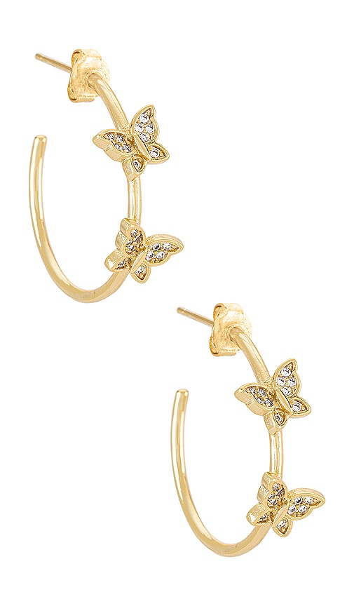 BRACHA MONARCH フープ in Metallic Gold.