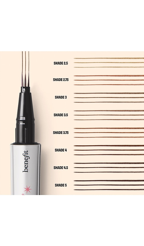 Benefit Cosmetics Mighty Fine Brow Pen In Warm Black-brown