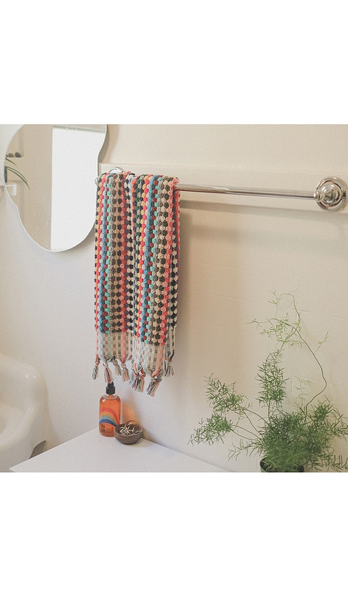  Bathing Culture Handtuch Cosmic Deadstock Rainbow Hand Towel In Multi. 