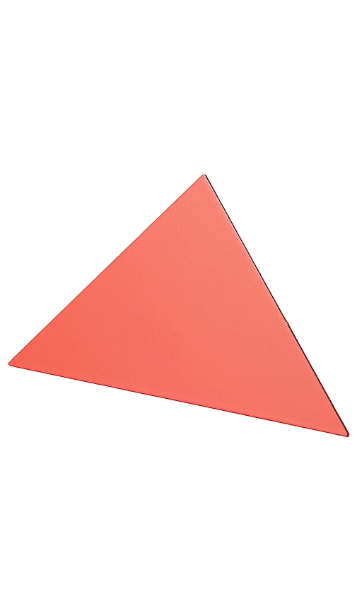 Block Design Triangle Geometric Photo Clip In Red