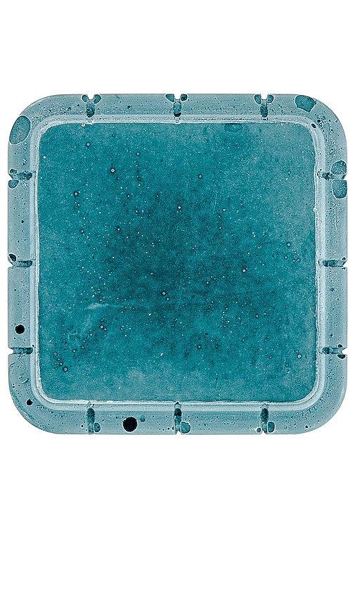  Block Design Eckiges Fliesengefäss Tile Square Pot In Blue. 