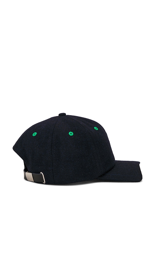  Brain Dead Hut Logohead In Navy. 