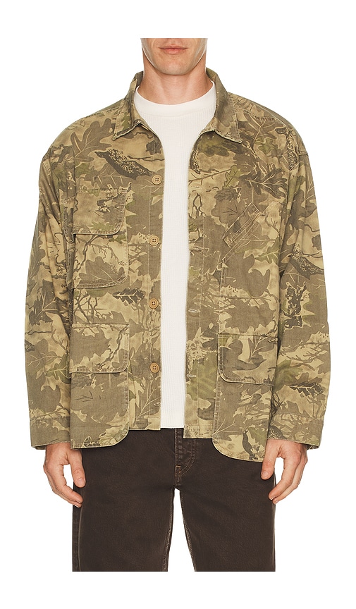 Brain Dead Twill Military Shirt Jacket