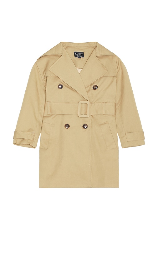 Bardot Junior Mason Classic Trench In 米色