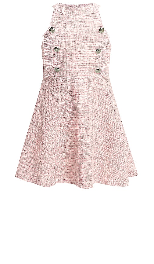 Shop Bardot Junior Roma Boucle Dress In Pink