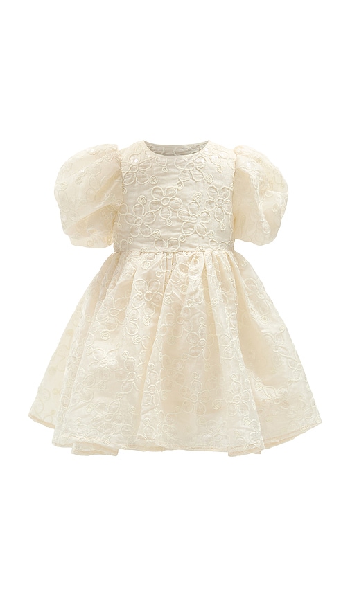 Bardot Junior Juliet Embroidered Mini Dress in Ivory