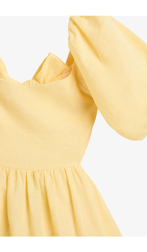  Bardot Junior Minikleid Ellory In Yellow. Größe 4/5. Also In 6/7. 