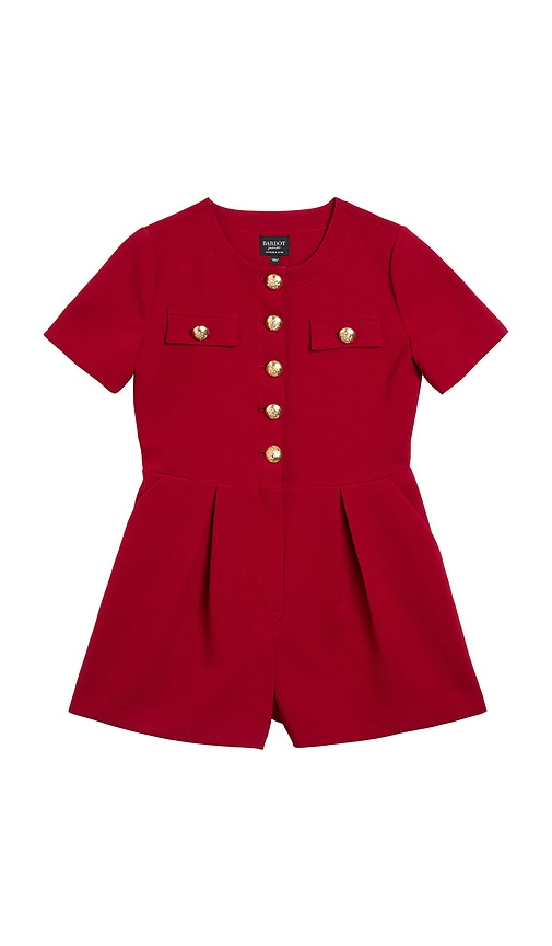 Bardot Junior Valentina Ä¼‘é—²è¿žä½“è£¤ Â€“ È‘¡è�„é…'è‰². Å°ºç � 7 (also Â€“ 4, 5, 6). In Red