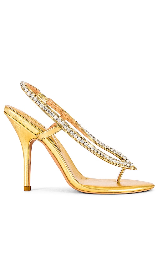 By Dose Aria Sandal in Gold Metallic