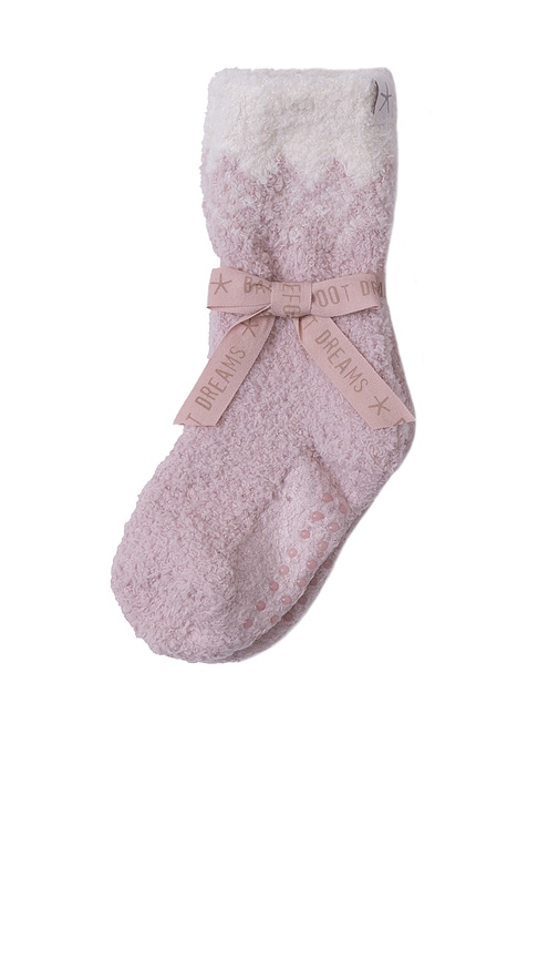 Barefoot Dreams Toddler Fair Isle Sock In Pink