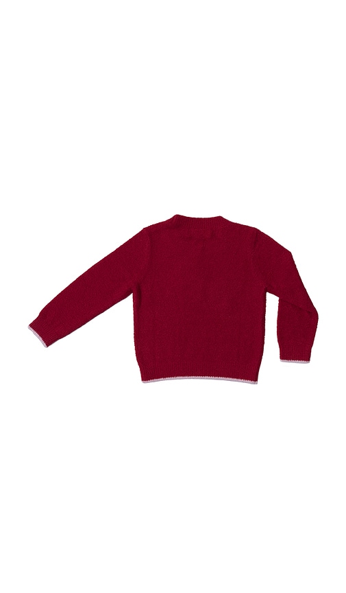 Barefoot Dreams Toddler Fa La La Pullover In Red