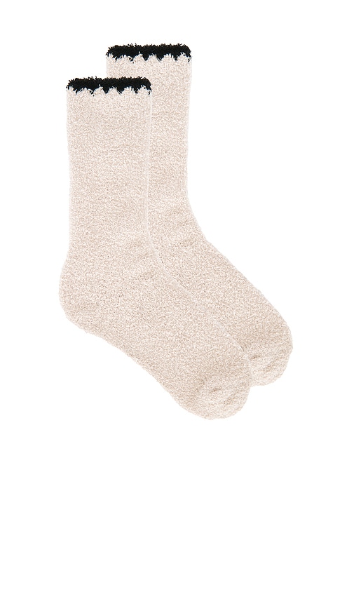 Barefoot Dreams Cozychic Blanket Stitch Rib Socks