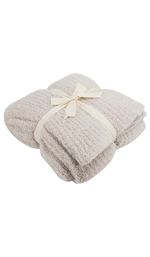 Barefoot Dreams Cozychic Ribbed Throw In Cream