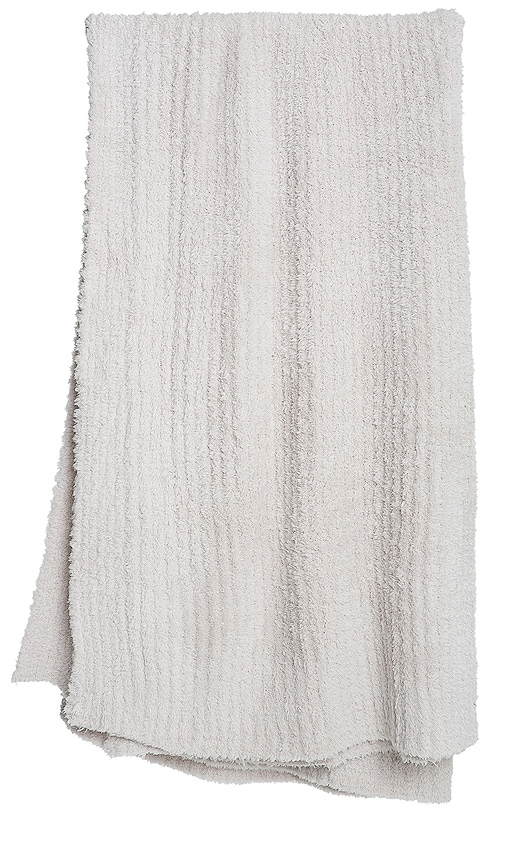 Shop Barefoot Dreams Cozychic Ribbed Throw In Cream
