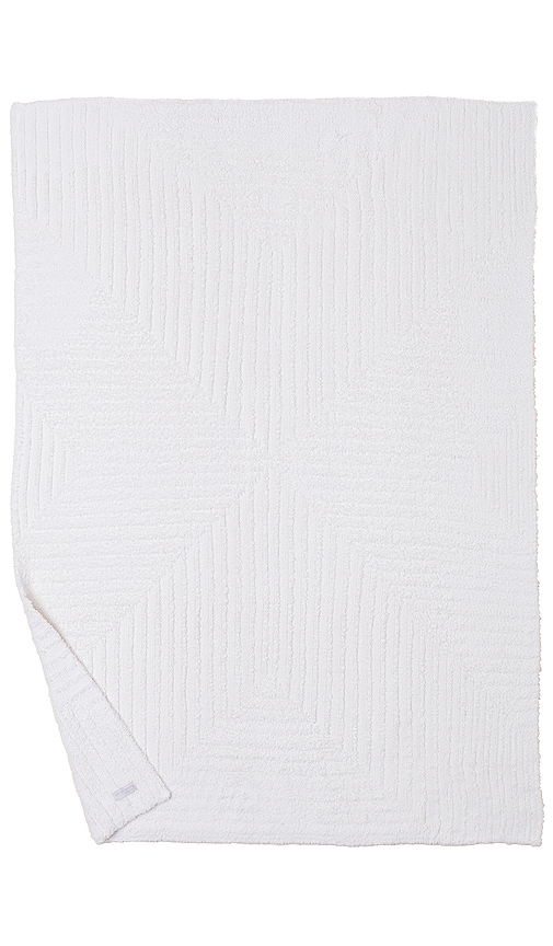 Shop Barefoot Dreams Cozychic Angular Rib Blanket In Cream