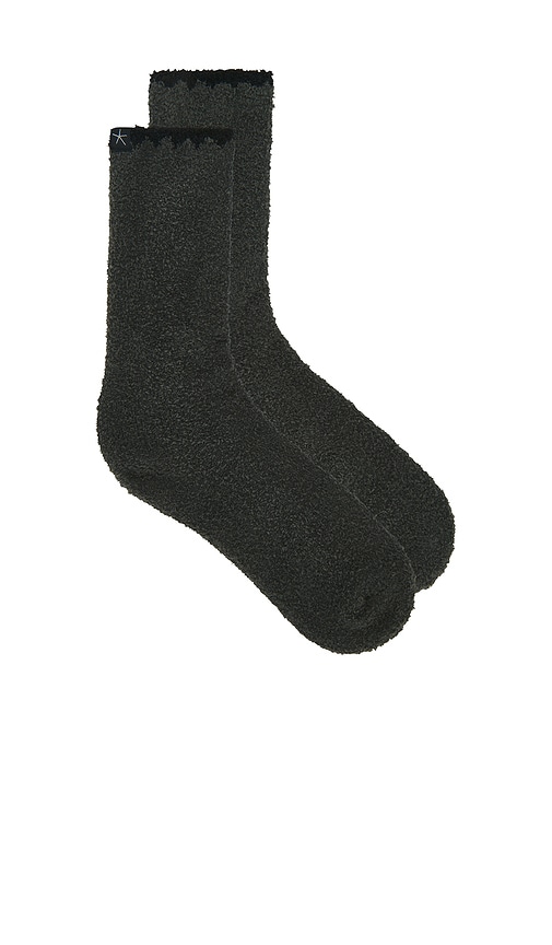 Barefoot Dreams Cozychic Blanket Stitch Rib Socks