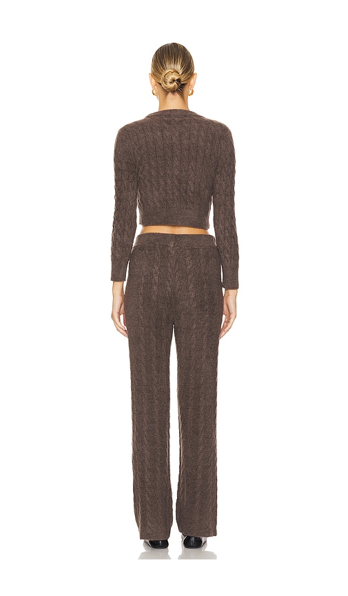  Barefoot Dreams Set Aus Oberteil Und Rock Barefoot Dreams Cozychic Lite Cable Pullover & Pant Set In Brown. Größe S. Also In M, L, Xl. 