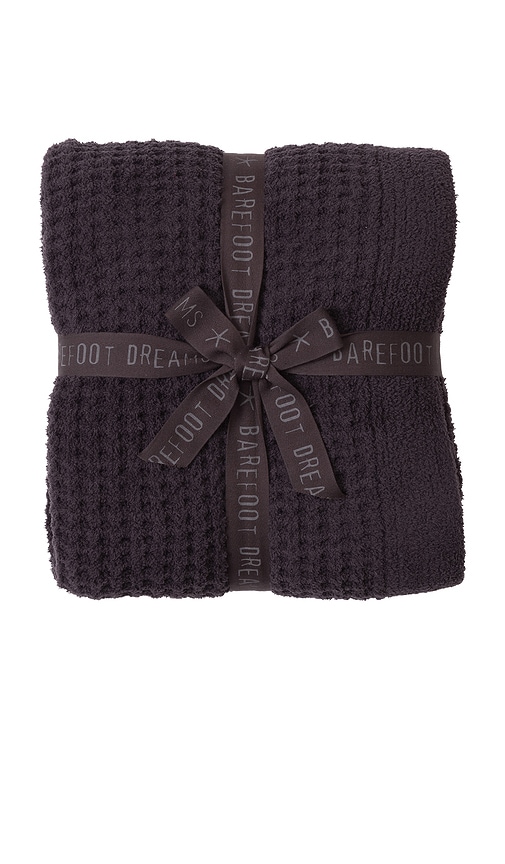 Barefoot Dreams Cozychic Waffle Throw In Brown