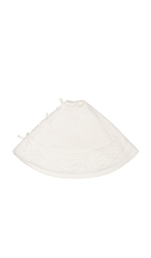 Barefoot Dreams X Revolve Cozychic Cable Holiday Tree Skirt In White
