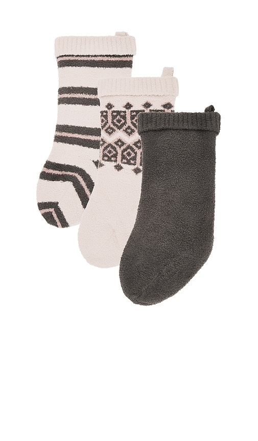 Barefoot Dreams X Revolve Cozychic Holiday Stocking In Ivory