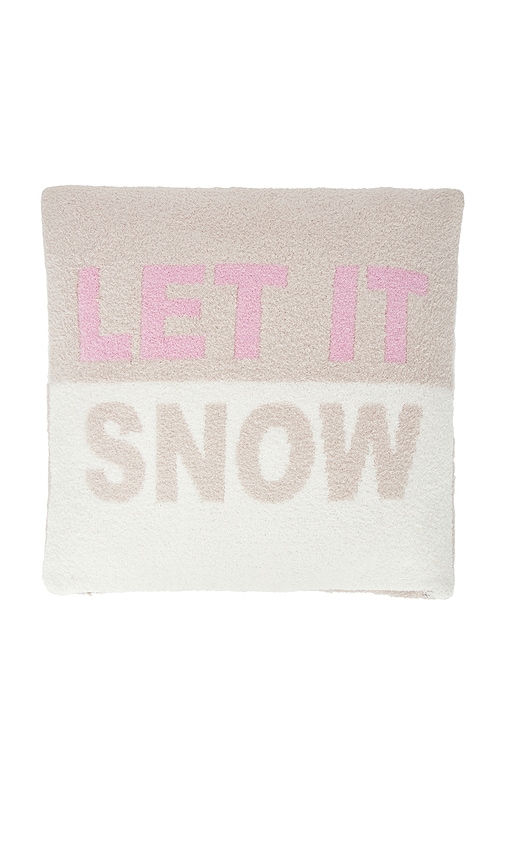 Barefoot Dreams X Revolve Cozychic Holiday Pillow In Stone Multi