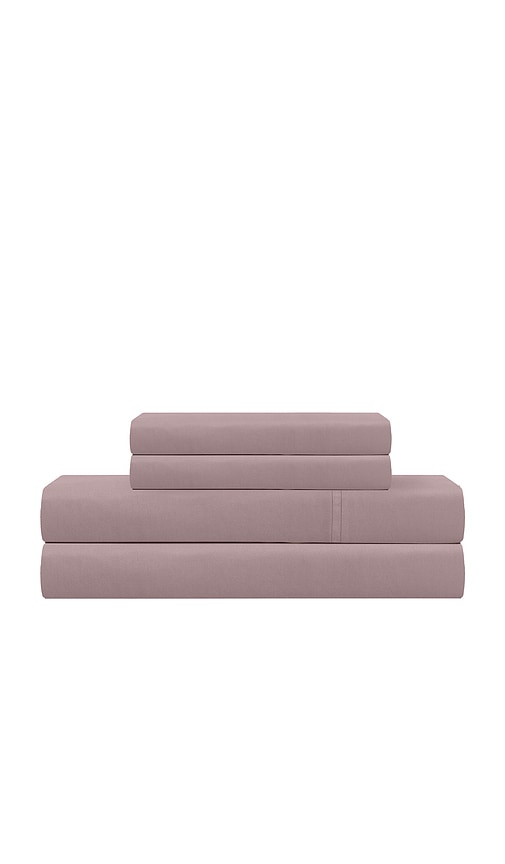 Barefoot Dreams King Washed Bamboo Sheet Set In Pink