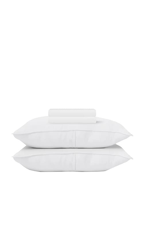 Barefoot Dreams King Washed Bamboo Sheet Set In White