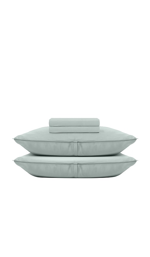 Barefoot Dreams King Washed Bamboo Sheet Set In Green