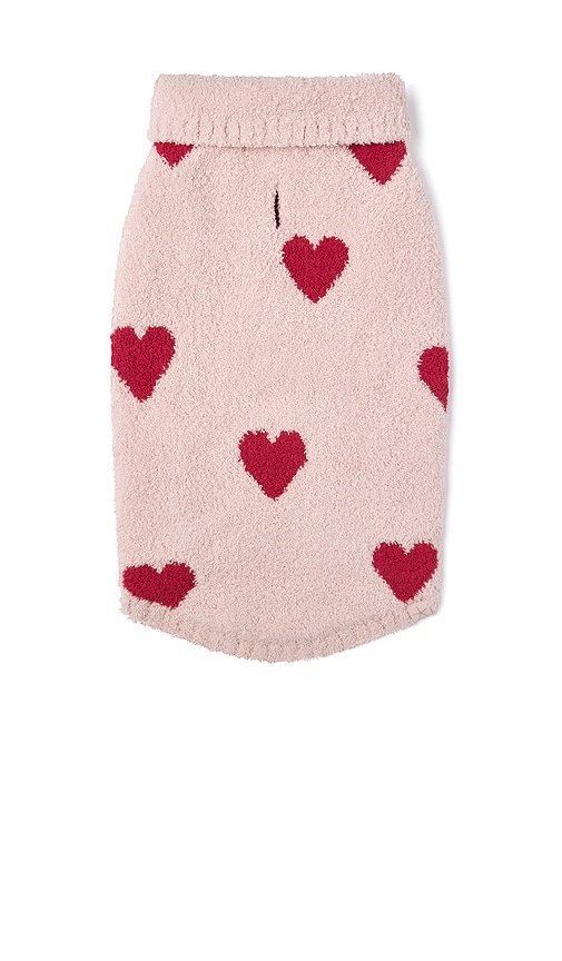 Barefoot Dreams Cozychic Heart Print Pet Sweater