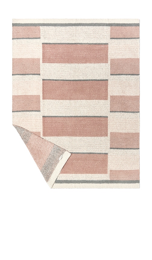  Barefoot Dreams Plaid En Coton Doux Et Chic à Carreaux Style Plage Cozychic Cotton Playa Checkered Throw. 