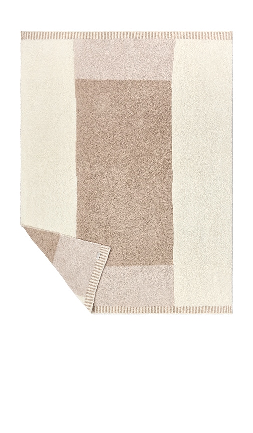 Barefoot Dreams Cozychic Cova Center Stripe Throw Blanket In Multi