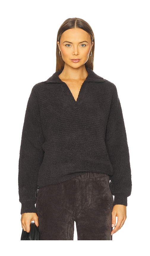 Barefoot Dreams CozyChic Dolman Rib Collared Pullover