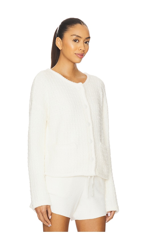  Barefoot Dreams Cárdigan Texturizado Con Botones En La Parte Delantera De Cozychic Cozychic Textured Button Front Cardigan En Color Blanco Talla L  (t 