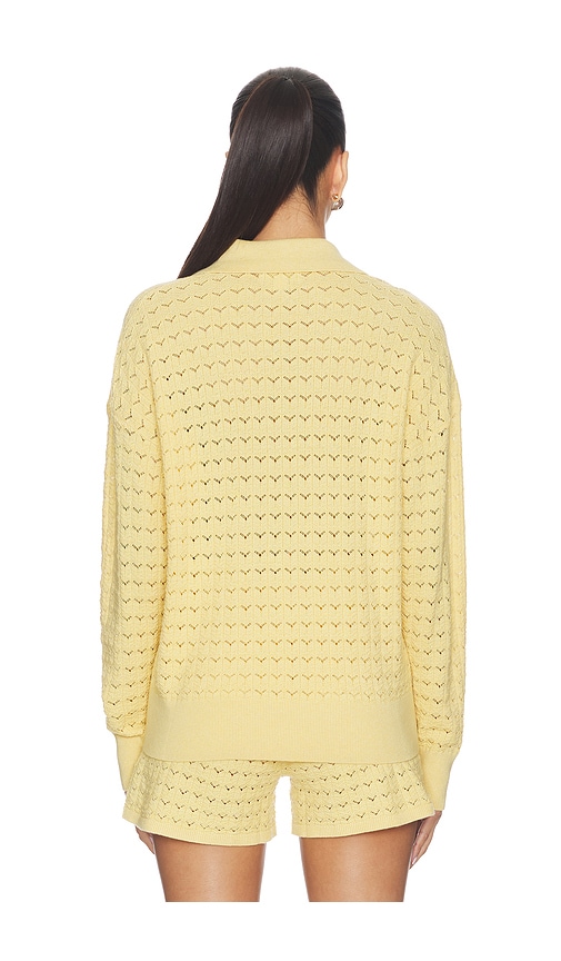  Barefoot Dreams Jersey Con Cuello Tulip Pointelle En Color Amarillo Talla M  (también En S, Xl, Xs). 
