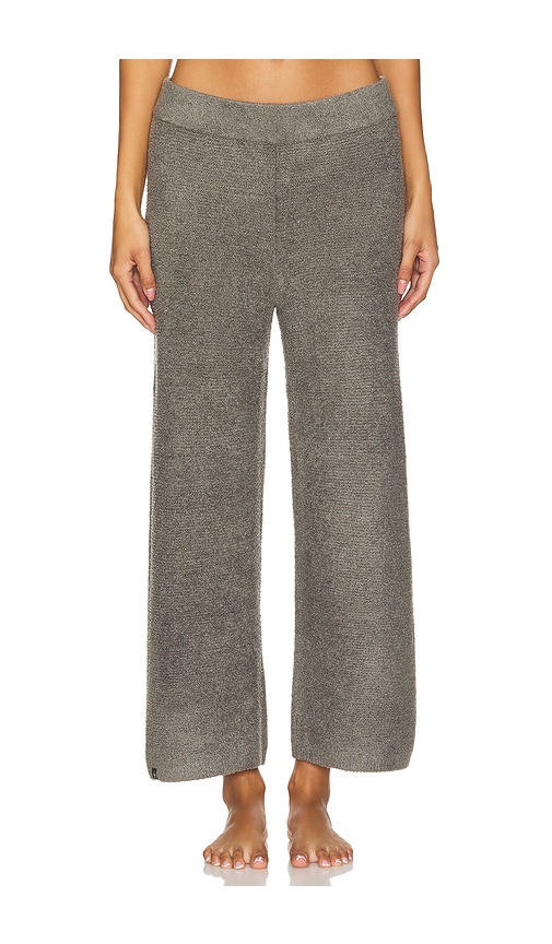 Shop Barefoot Dreams Cozychic Lite Textured Pant In Olive Branch