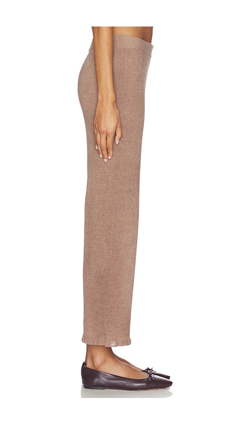  Barefoot Dreams Knöchellange Hose Mit Geripptem Rüschensaum Ccul In Brown. Größe S. Also In Xs, M, L, Xl. 