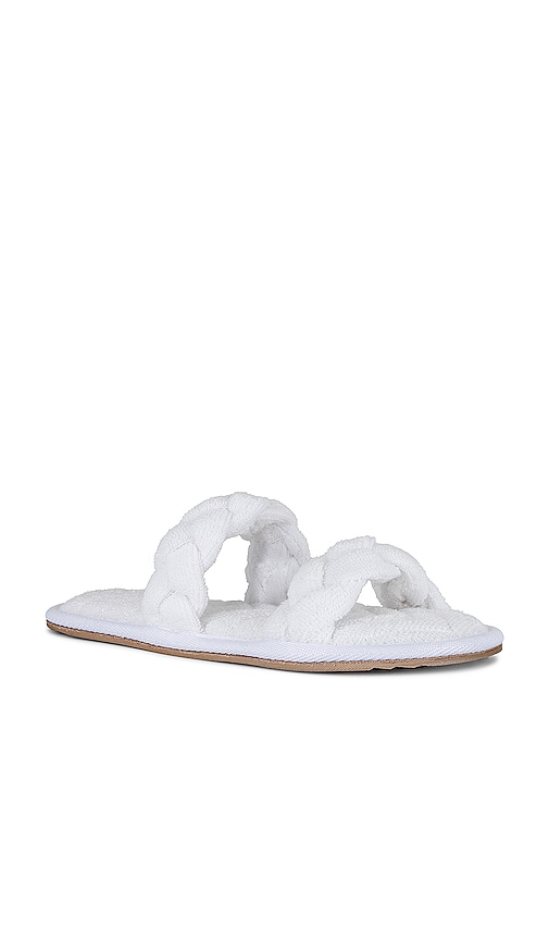 Shop Barefoot Dreams Towelterry Braided Slipper In White